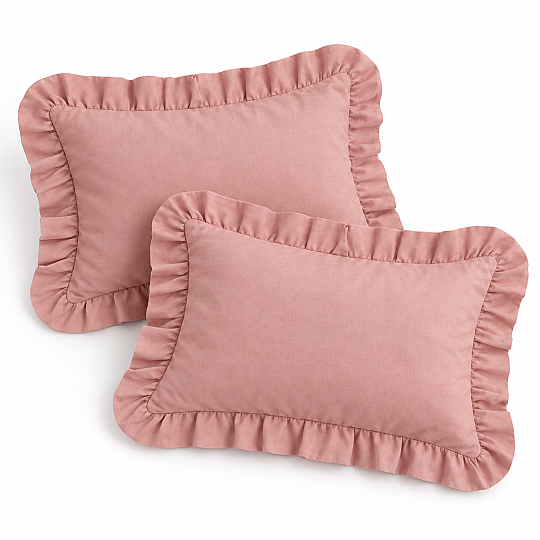 Cuscino Fırfırlı 2 Adet Bebek Yastık Kılıfı 35X45 cm